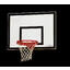 Pakke: Basketball ring, nett og plate